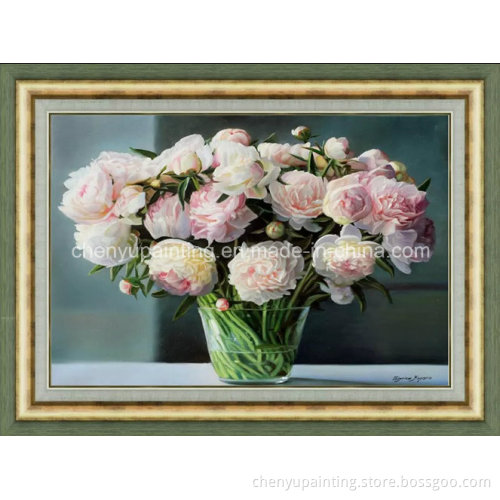 Classical Flower Oil Painting Reproduction Framed Painting
